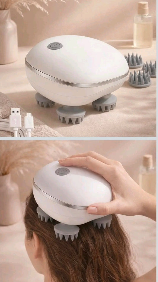 Electric Scalp Massager – Deep Relaxation & Hair Care 💆♀️✨