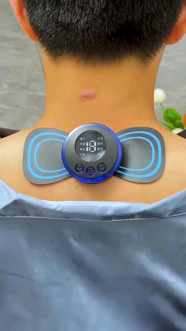 Mini Massager with 8 Modes and 19 Strength Levels,Rechargeable Electric Massager for Shoulder,Arms,Legs,Back Pain for Men and Women