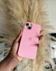 Premium Silicone Case for iPhone 13 ( PINK )